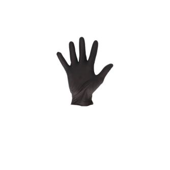 Nordic Sense soft nitril handschoen zwart poedervrij Large 1000 stuks