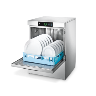 Hobart voorlader vaatwasmachine Profi FX met ingebouwde waterontharder