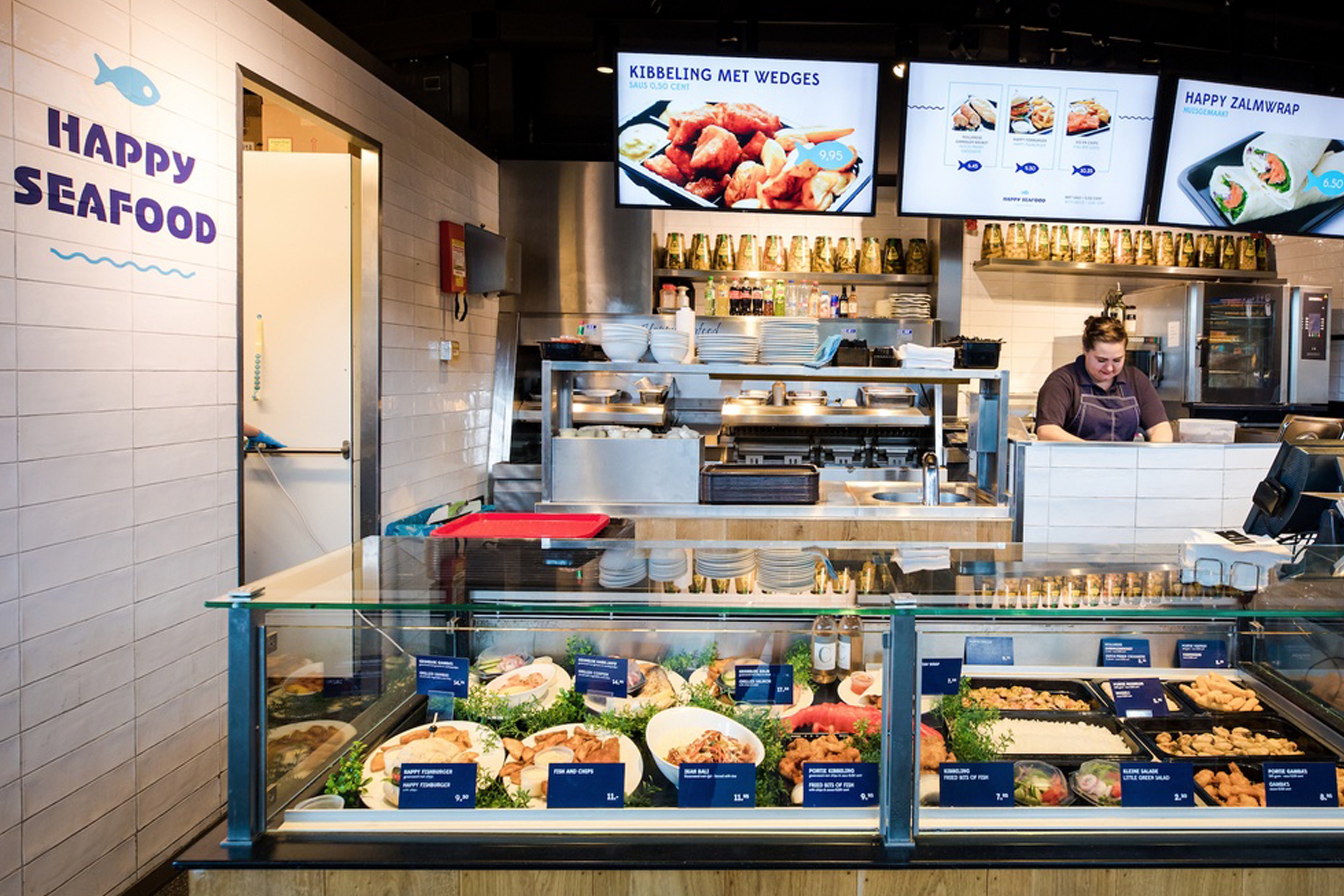 Happy Seafood te Schiphol